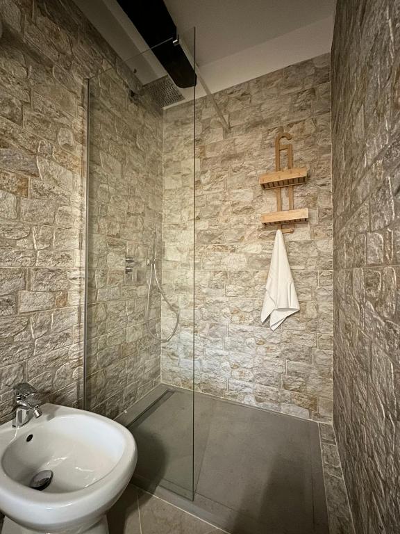 Koupelna v ubytování Terrazzo sullo Ionio