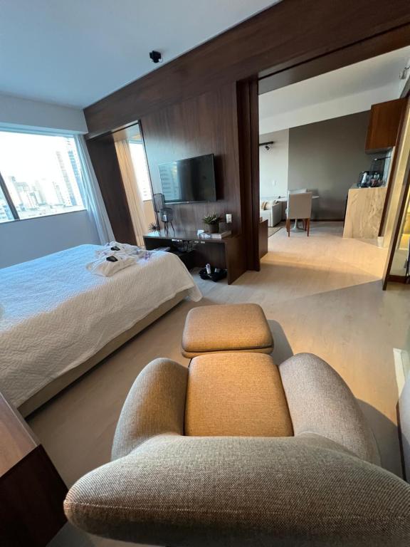 Postel nebo postele na pokoji v ubytování Bugan Recife Boa Viagem Hotel - by Atlantica