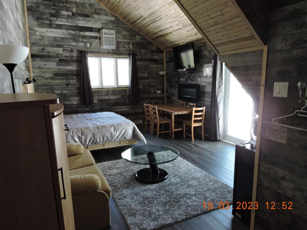 Postel nebo postele na pokoji v ubytování Gite Passion et Tendresse B&B
