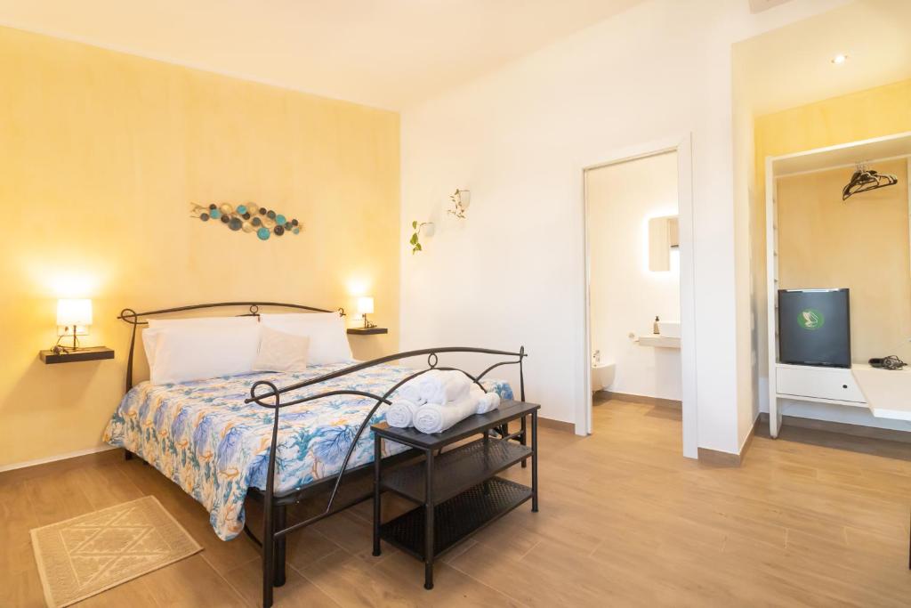 Postel nebo postele na pokoji v ubytování Agriturismo Sa Jana Holidays - Adults Only