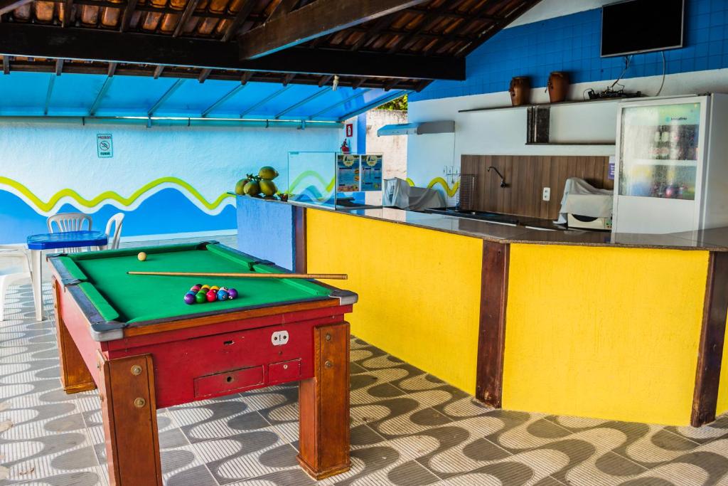 Biliár nebo kulečník v ubytování Hotel Porto das Ancoras