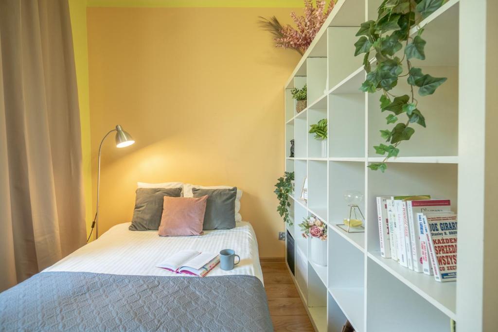 Posteľ alebo postele v izbe v ubytovaní Apartament Premium Salt