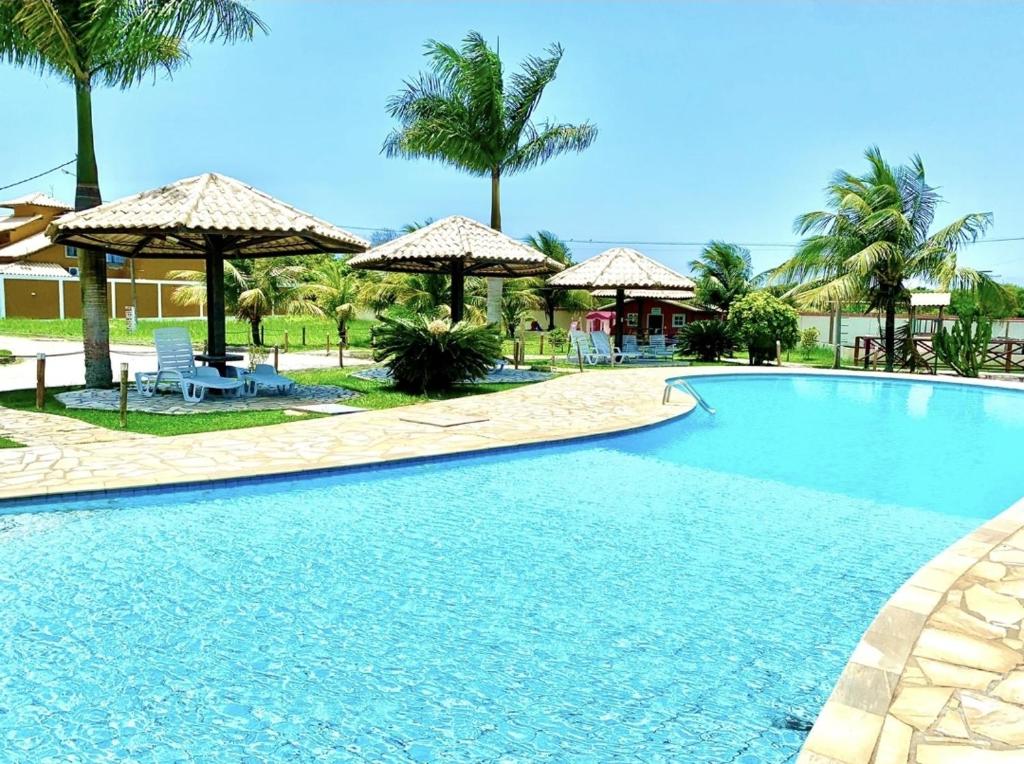 Bassein majutusasutuses Casa Sonia&Rei em condo fechado, vista para o jardim või selle lähedal