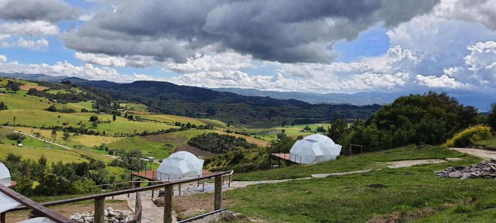 Příroda nedaleko luxury tent