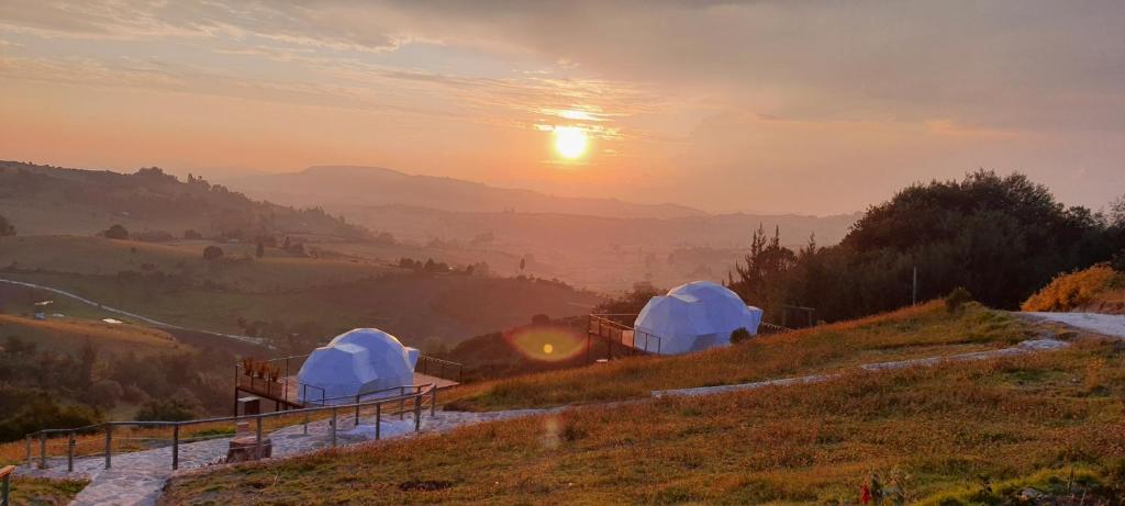 Příroda nedaleko luxury tent