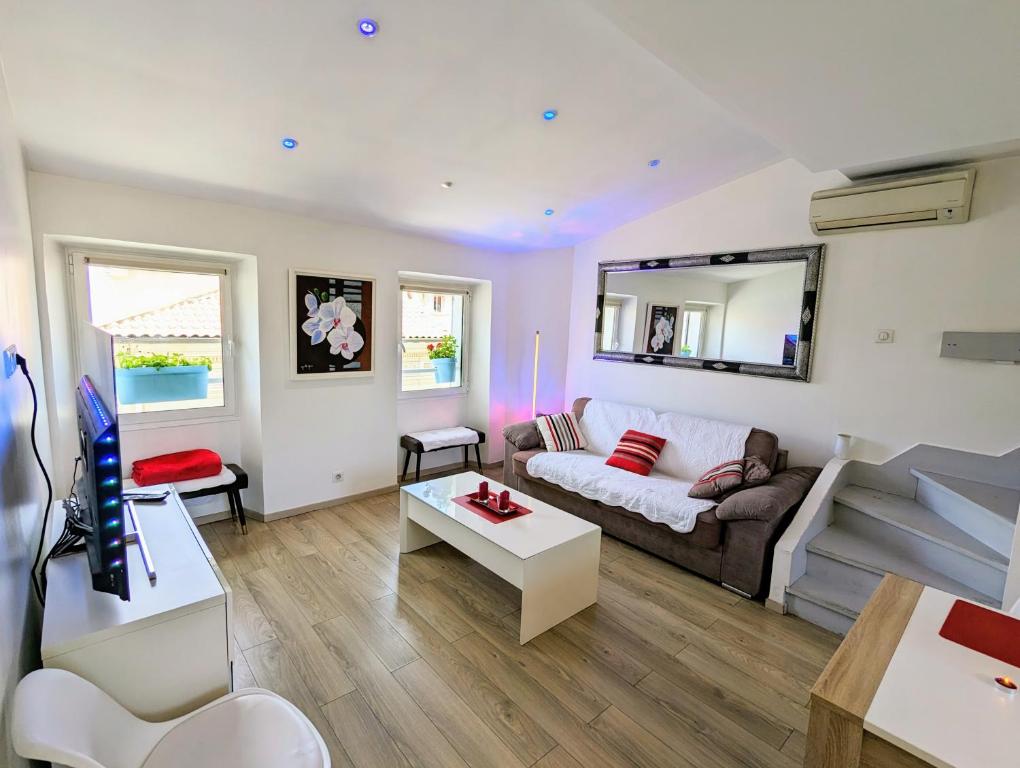 Posedenie v ubytovaní Cannes Croisette Suquet Duplex 4 P