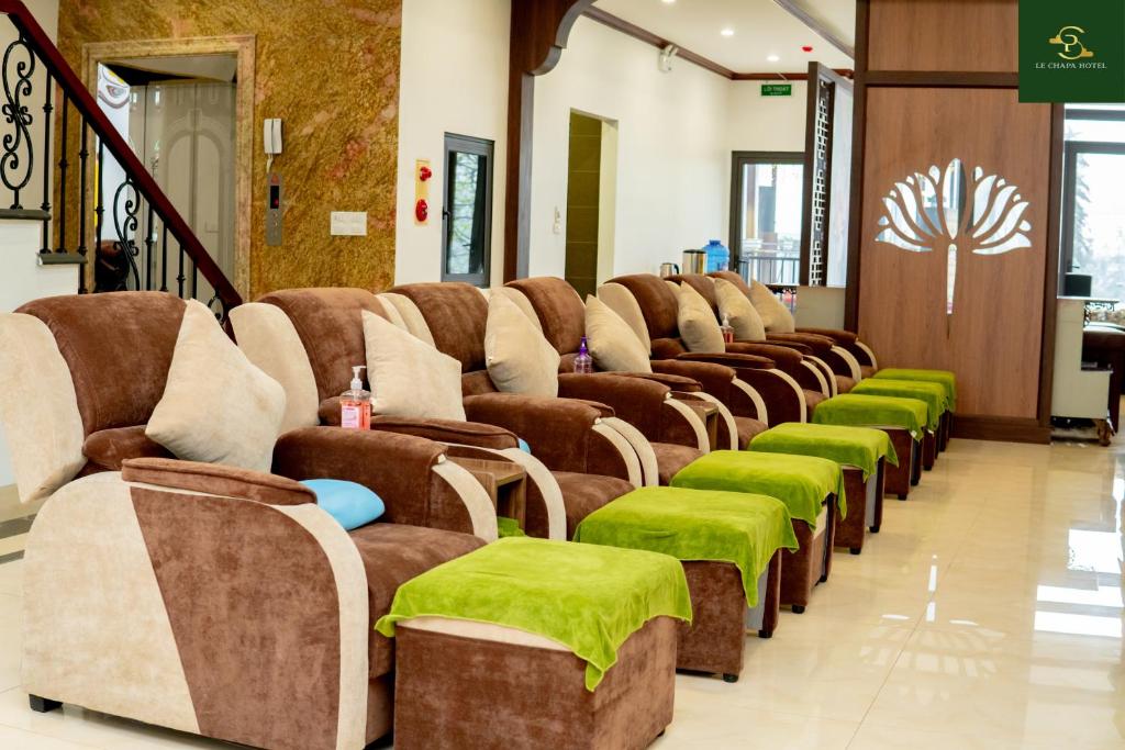 Posezení v ubytování Le Chapa Hotel & Spa