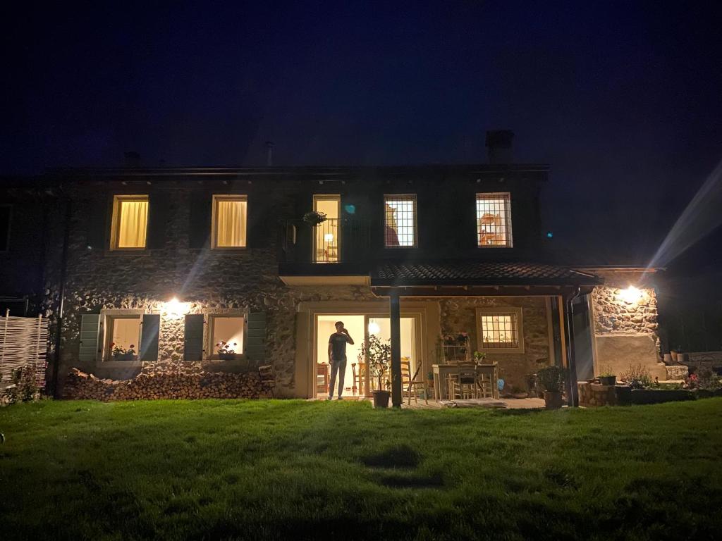 Zahrada ubytování B&B Casa Trambasore