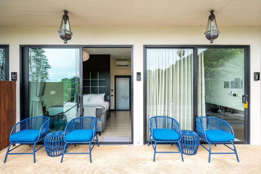 Patio nebo venkovní prostory v ubytování Sametnangshe Boutique