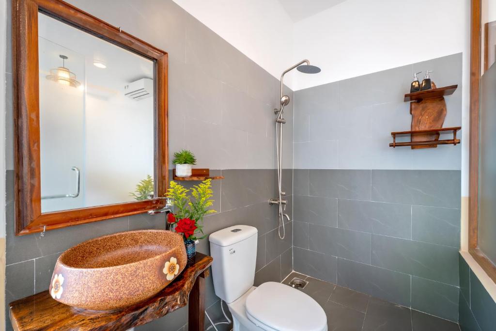Koupelna v ubytování AN BANG CHIC VILLA