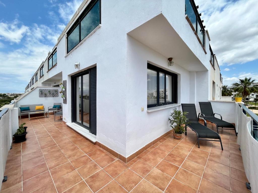 Balkon lub taras w obiekcie Rincón de Luz y Mar
