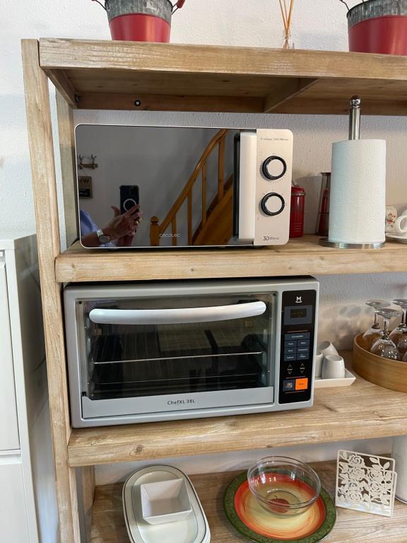 Kuchyň nebo kuchyňský kout v ubytování DUPLEX ALPINO