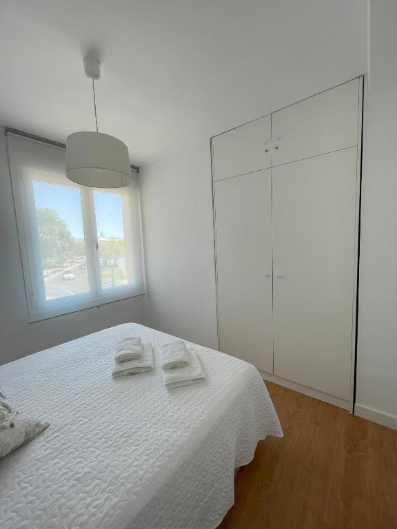Postel nebo postele na pokoji v ubytování Apartamento Colina B 19.