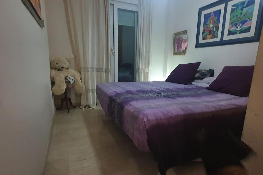 Posteľ alebo postele v izbe v ubytovaní Ideal Apartamento Manilva Playa