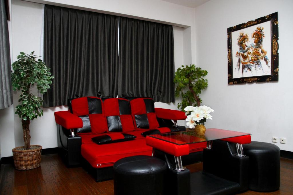 Ruang duduk di Wirton Hotel