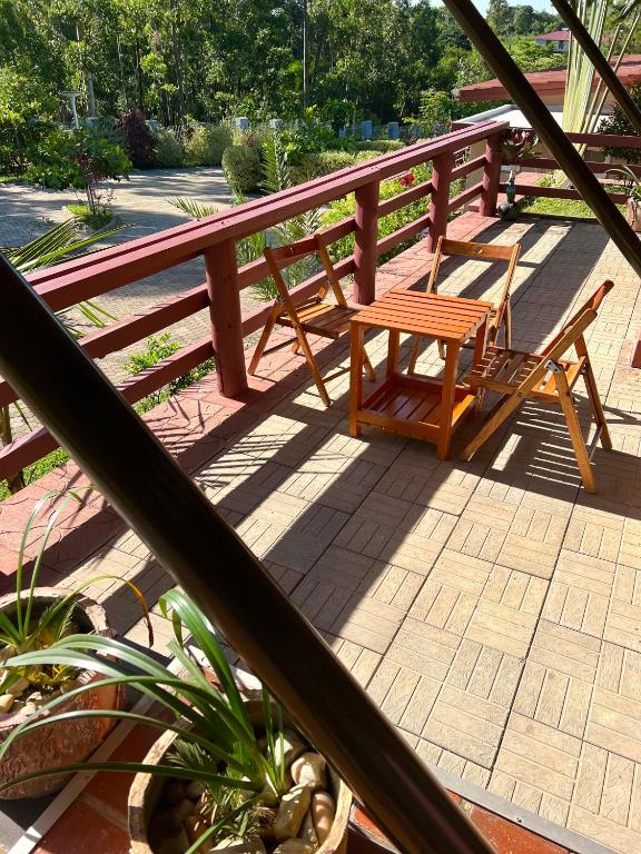 Balkón nebo terasa v ubytování Zebi Ecolodge