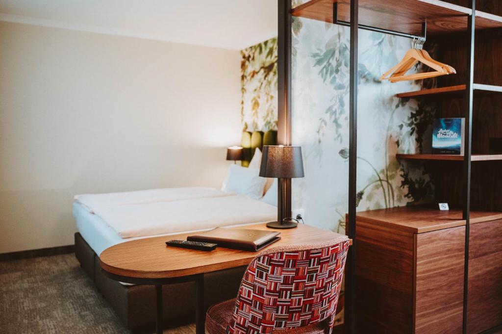 Postel nebo postele na pokoji v ubytování Hotel Brücklwirt