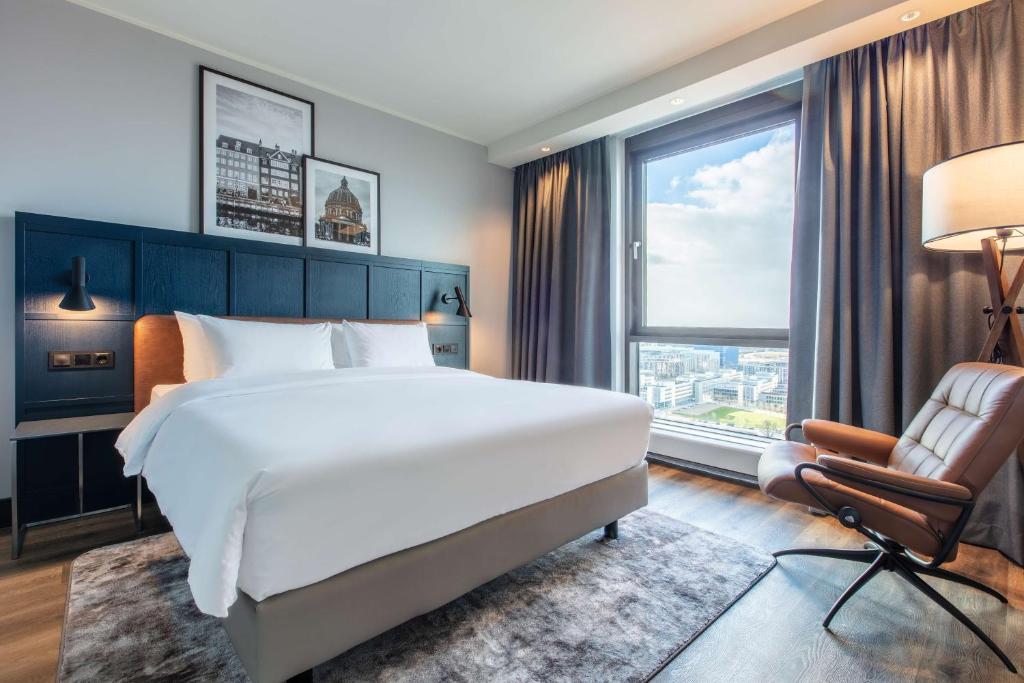 Postel nebo postele na pokoji v ubytování Radisson Blu Scandinavia Hotel, Copenhagen