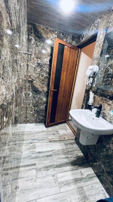 Koupelna v ubytování Altunyan Hotel