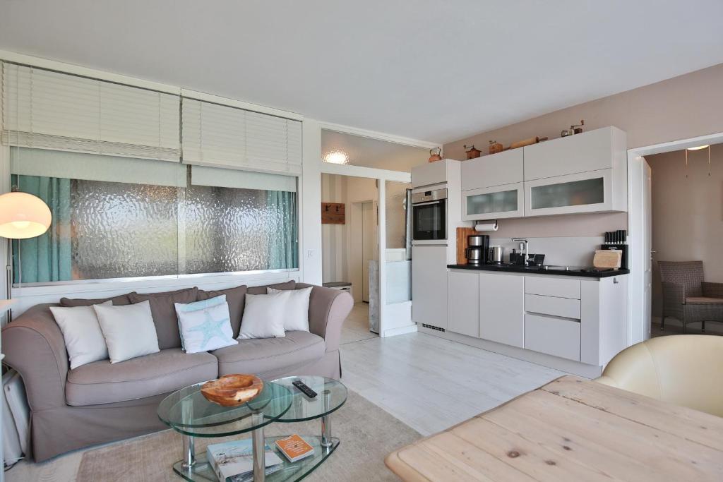 Kuchyň nebo kuchyňský kout v ubytování Am Kardohr 5 Appartement Weitblick