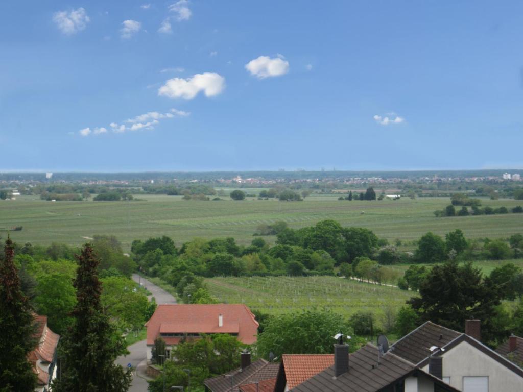una casa con vistas al campo en Ferienwohnung Buenavista, en Neustadt an der Weinstraße