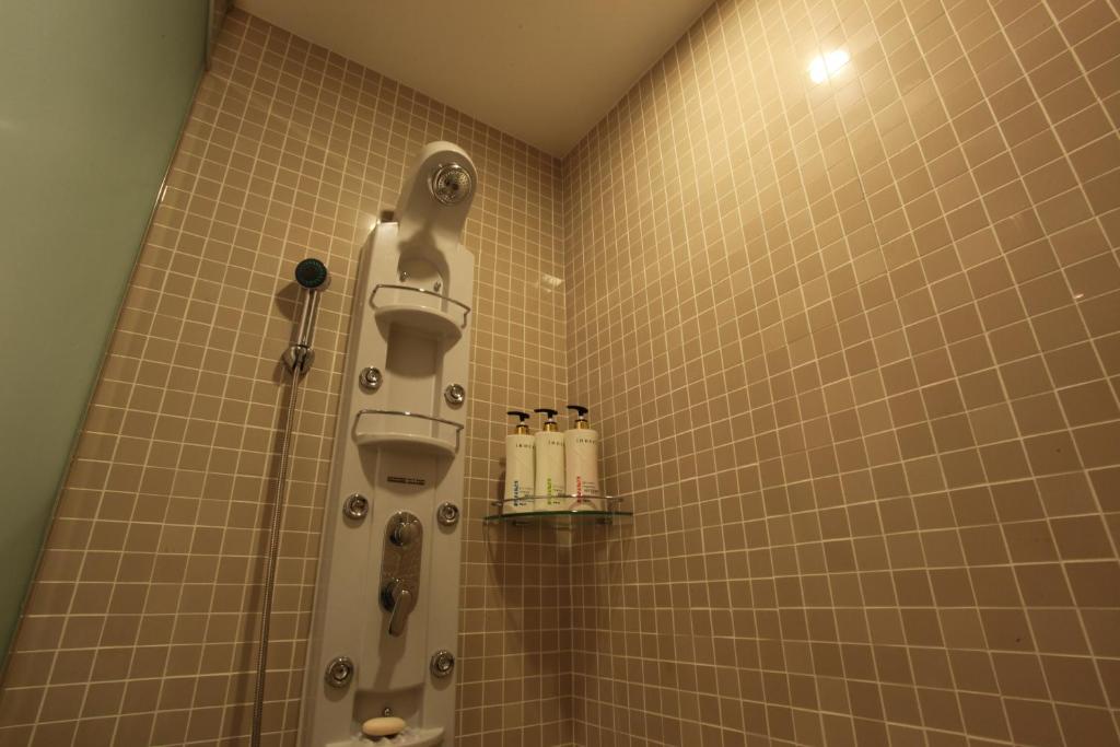Koupelna v ubytování Yuwon Hotel