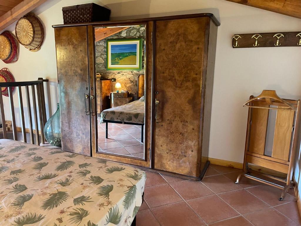 Postel nebo postele na pokoji v ubytování Apartment Cà del Fritz by Interhome