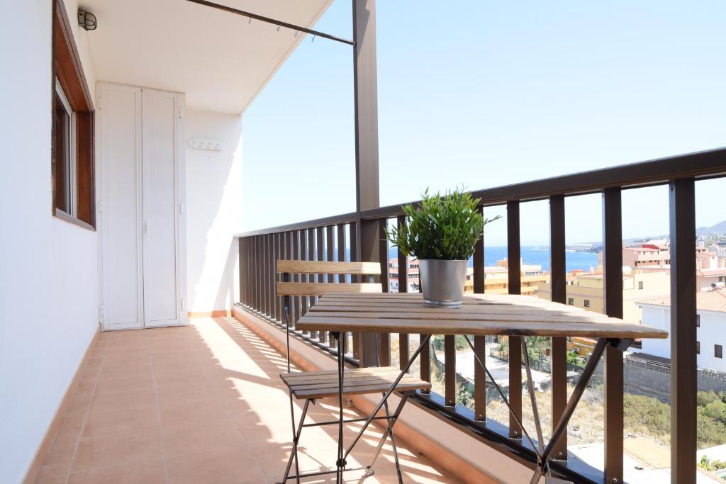 Balkón nebo terasa v ubytování Candelaria - Rest Apartment / Sea view