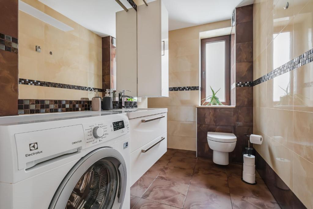 Kúpeľňa v ubytovaní Apartament w Centrum Szczawnicy