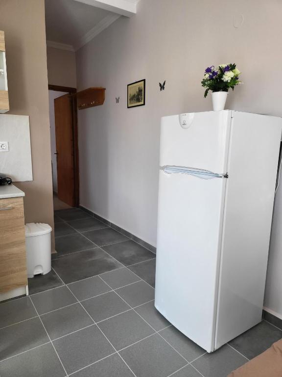 Kuchyňa alebo kuchynka v ubytovaní Roumeliotis house