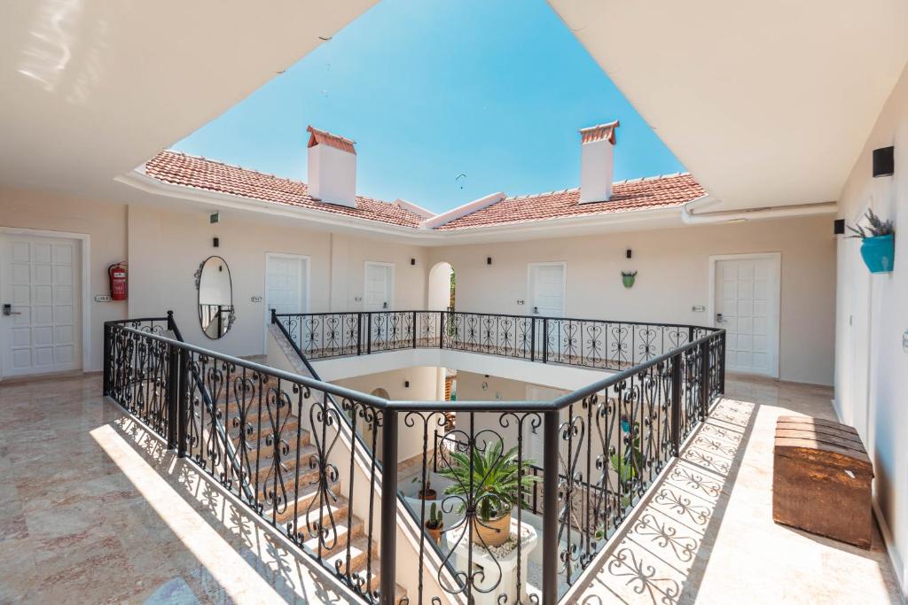 Balkón nebo terasa v ubytování Bronze Hotel