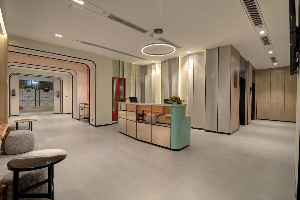Vstupní hala nebo recepce v ubytování 7 Apple Hotel Pratap Nagar, Jaipur