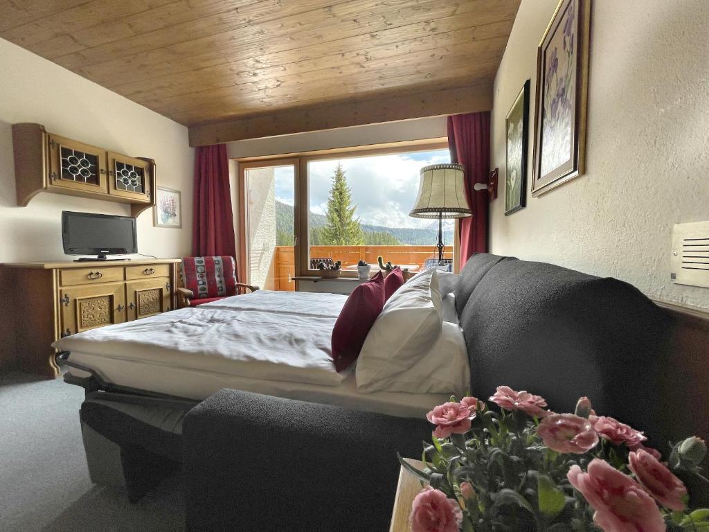Posteľ alebo postele v izbe v ubytovaní Chalet Cristall