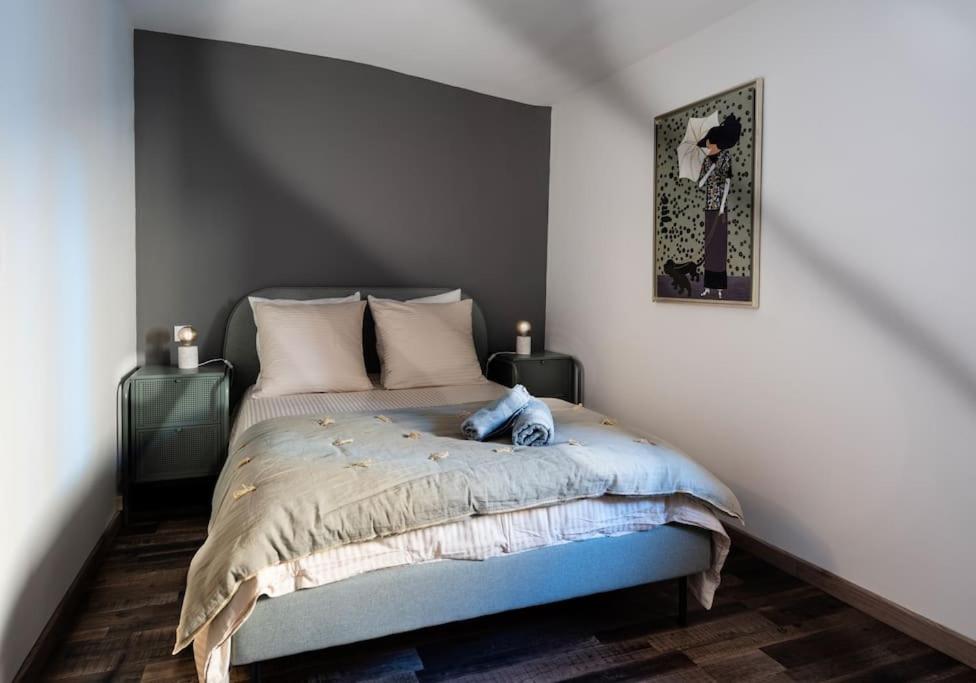 Postel nebo postele na pokoji v ubytování Maison Ventoux