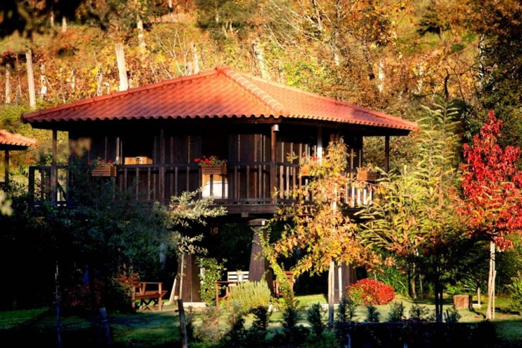 Zahrada ubytování Ecorturismo Casa Espigueiro P Nacional Peneda Geres