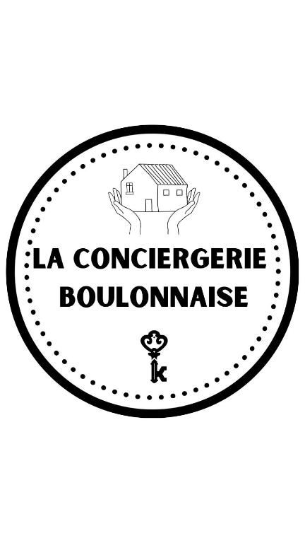 a label for a house with the words la confederate compromise at Sur le sable 2 3 pers WIFI in Boulogne-sur-Mer