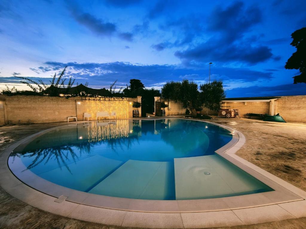 The swimming pool at or close to Masseria Ancella