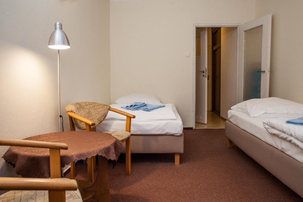 Postel nebo postele na pokoji v ubytování OSW Kaper