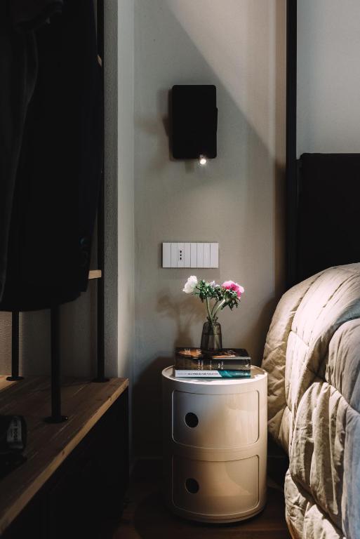 TV a/nebo společenská místnost v ubytování San Tommaso Suites
