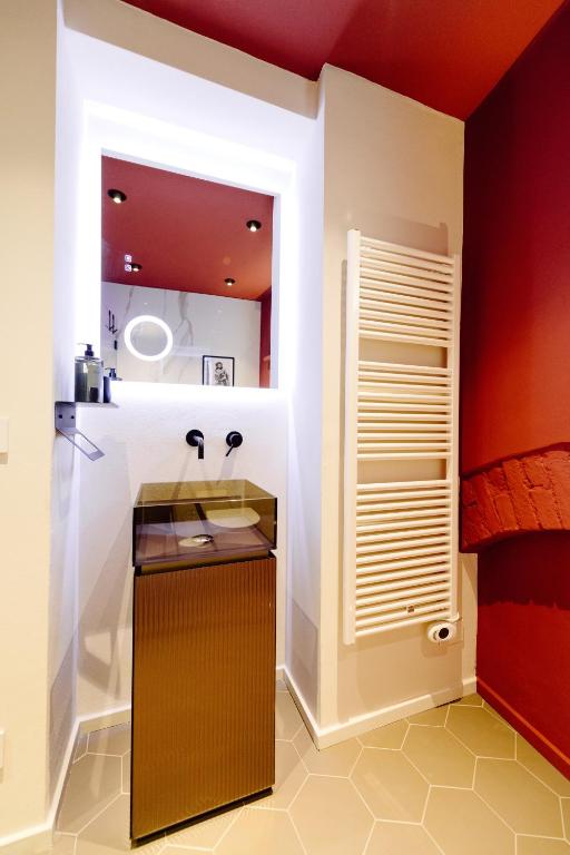 Kuchyň nebo kuchyňský kout v ubytování San Tommaso Suites
