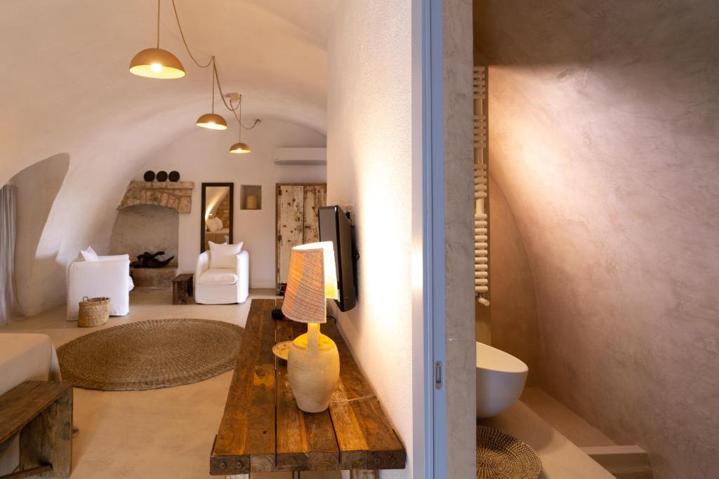 Koupelna v ubytování Masseria Soluco