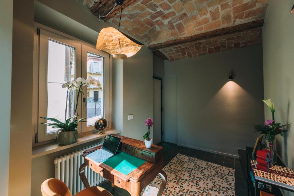 Posezení v ubytování San Tommaso Suites