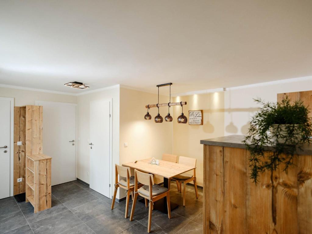 Kuchyň nebo kuchyňský kout v ubytování Ferienhaus Sporr