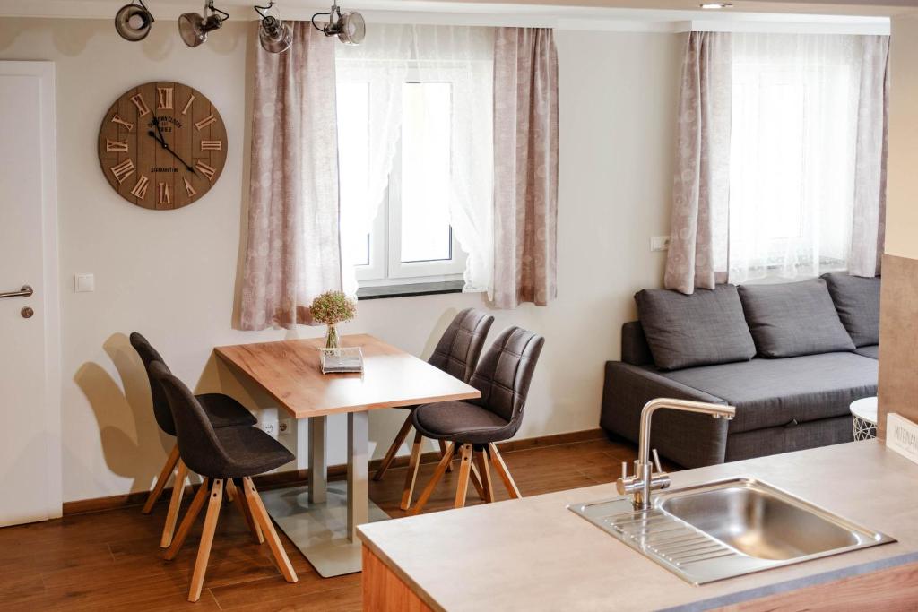 Posezení v ubytování Ferienhaus Sporr