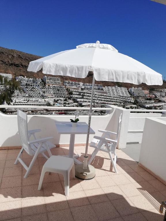 Balkon lub taras w obiekcie Canaima 306