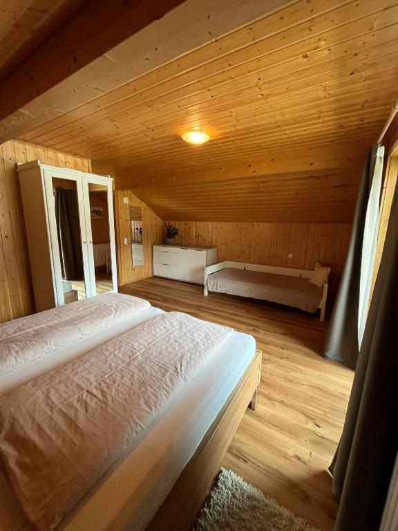 Postel nebo postele na pokoji v ubytování Seppl Stoba