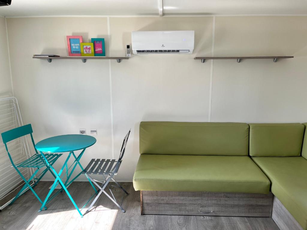 Posezení v ubytování Camping De Collignon