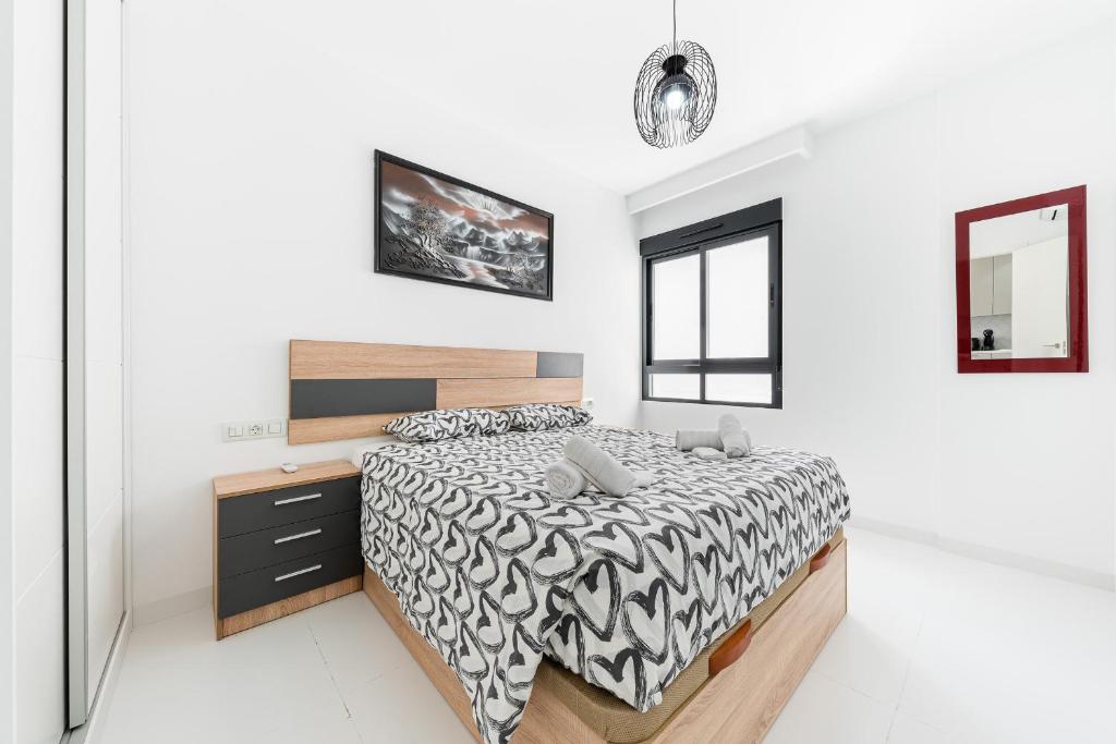 Postel nebo postele na pokoji v ubytování Apartamento Los Alcores