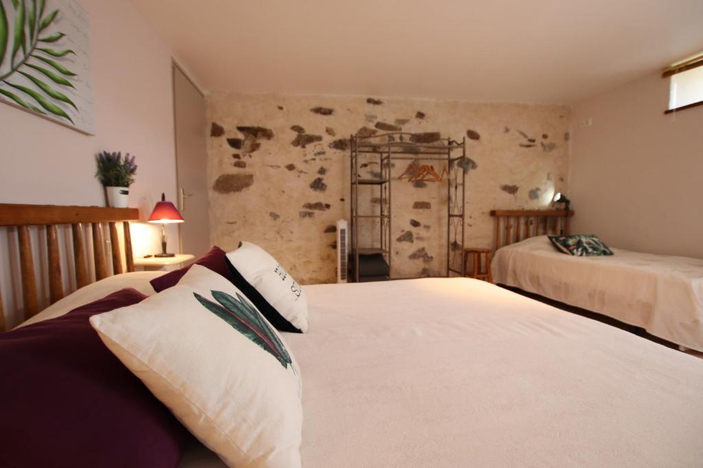 Chambres d'hôtes les Hautes Papinières - Habitación Triple Estándar