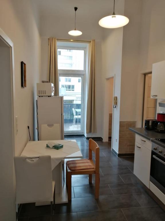 Kuchyň nebo kuchyňský kout v ubytování Vienna Comfort Apartments - Borschkegasse 12